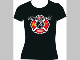 Hasiči - Firefighter ( požiarnik ) dámske tričko 100%bavlna značka Fruit of The Loom